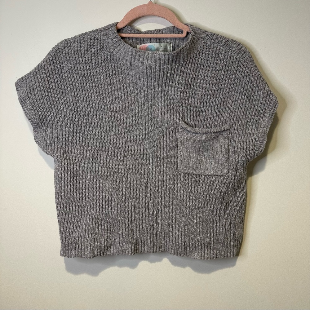 free people beach freya sweater top size small